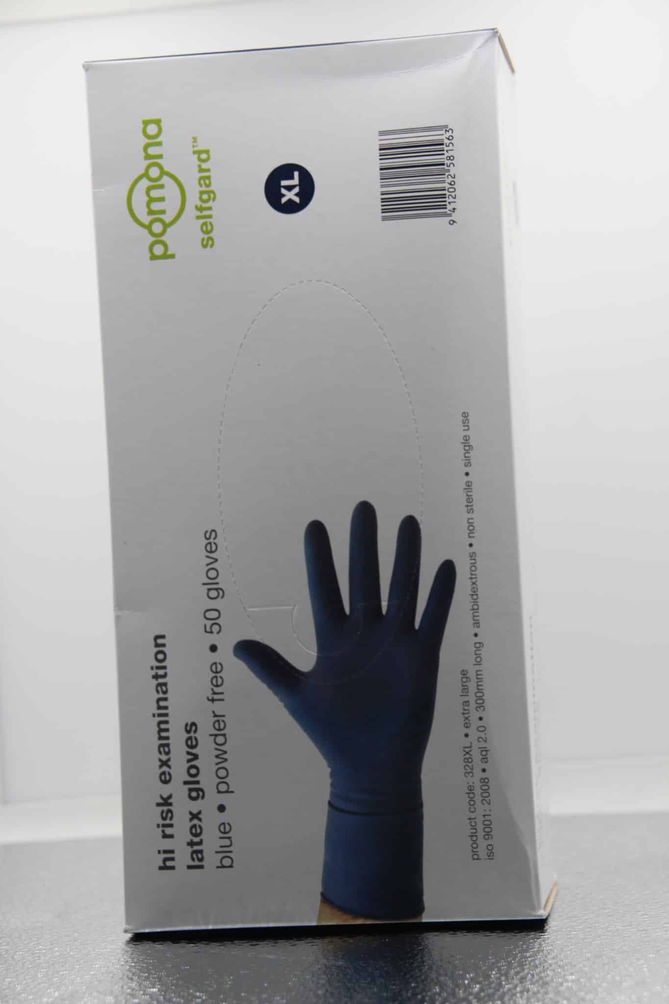High risk Examination Latex Gloves (L XL) Grayson Auto Color Center
