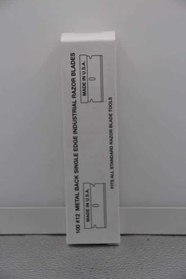 Metal Black Single Edge Industrial Razor Blades Packets
