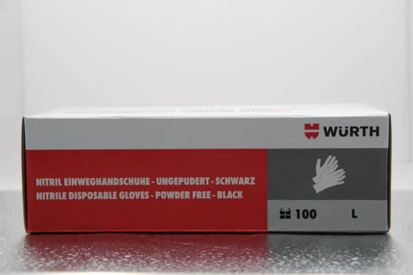 Nitrile Disposable Gloves - Powder Free - Black (L - XL)