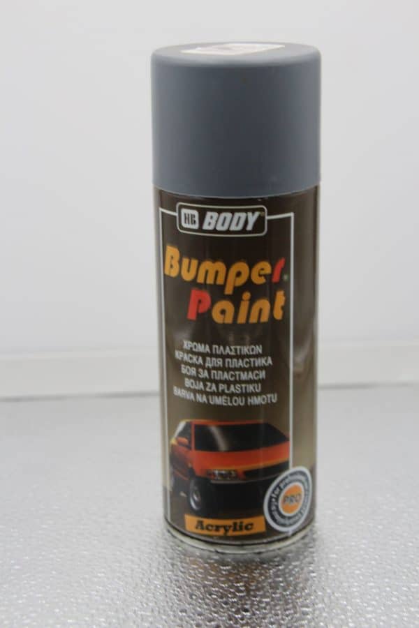 SPRAY CAN BUMPER PAINT Grey aerosol can